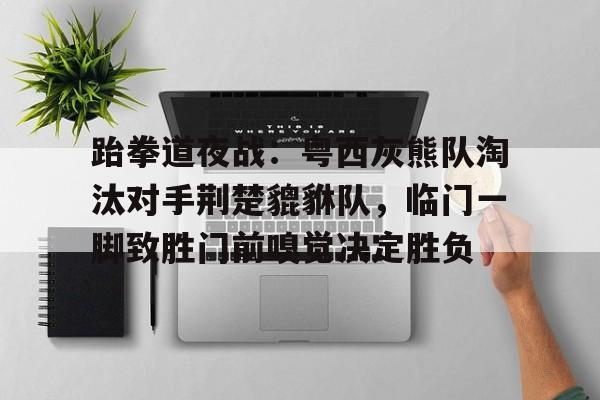 跆拳道夜战：粤西灰熊队淘汰对手荆楚貔貅队，临门一脚致胜门前嗅觉决定胜负的简单介绍