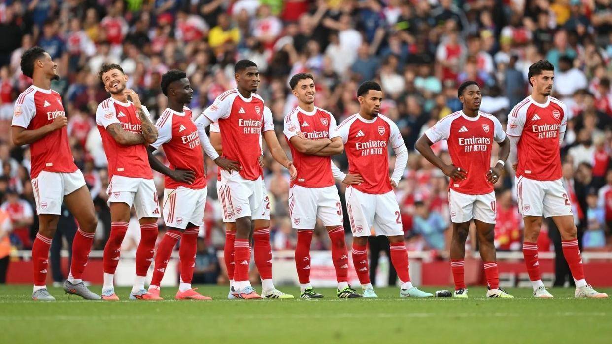 欧冠集结日走向成谜，阿森纳远射贴柱，媒体盛赞，球队文化再被提及(曼城1比5阿森纳)